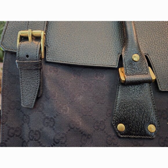 EUC Preloved Authentic Gucci Steamer Overnight Bag - Picture 3 of 13